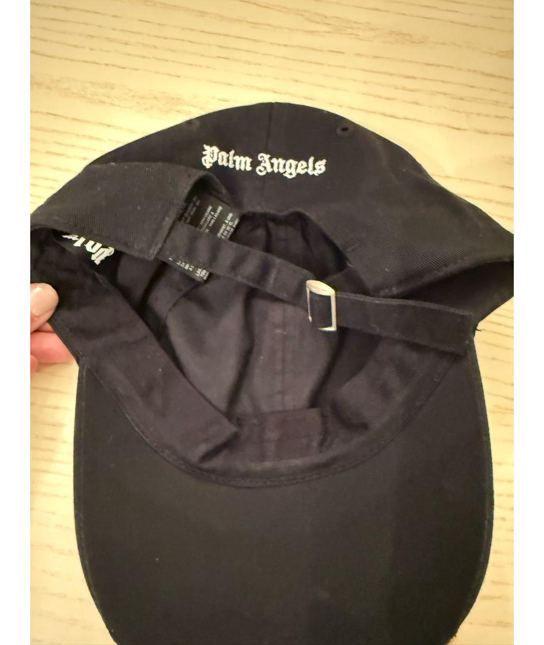 PALM ANGELS Черная хлопковая кепка/бейсболка, фото 6