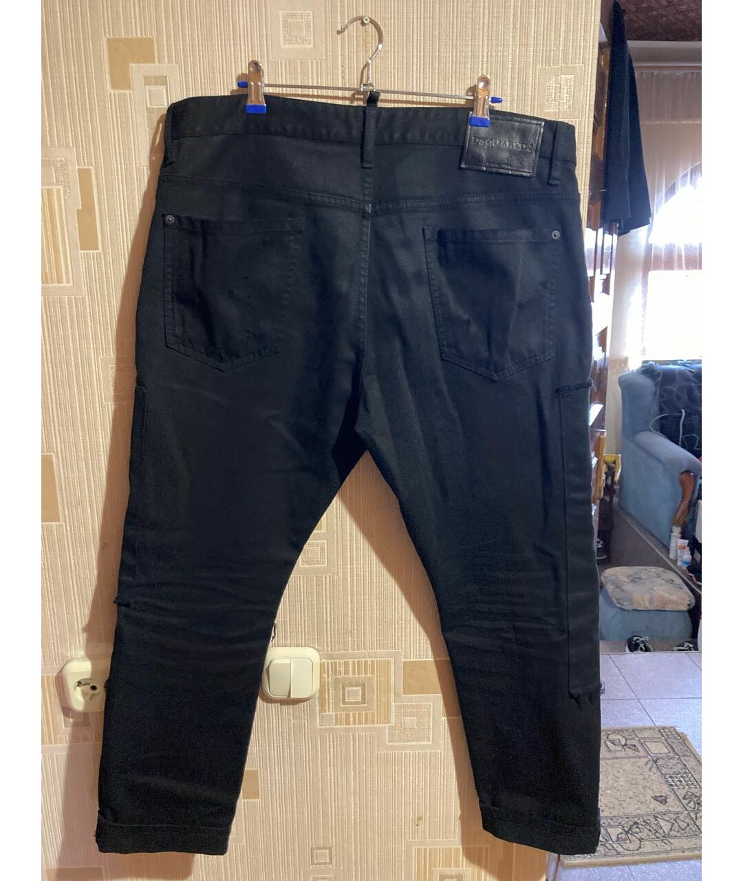 DSQUARED2 Черные хлопковые джинсы, фото 2