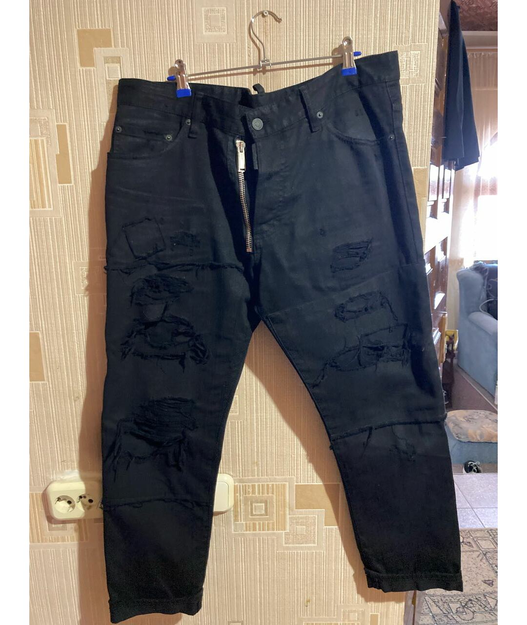 DSQUARED2 Черные хлопковые джинсы, фото 5
