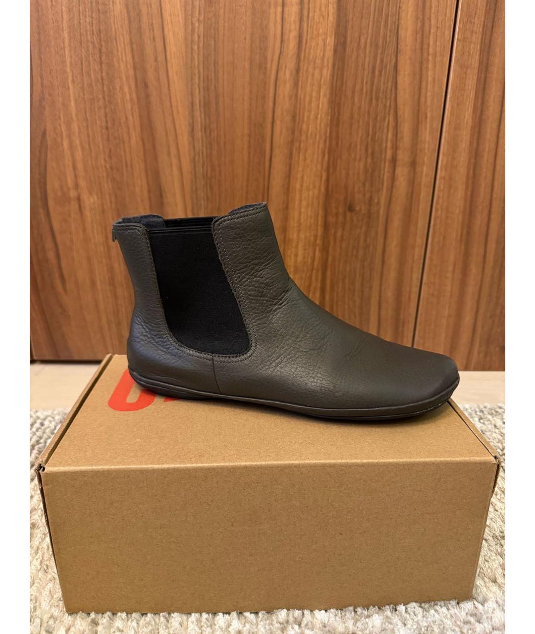 Camper Зеленые кожаные ботинки, фото 7