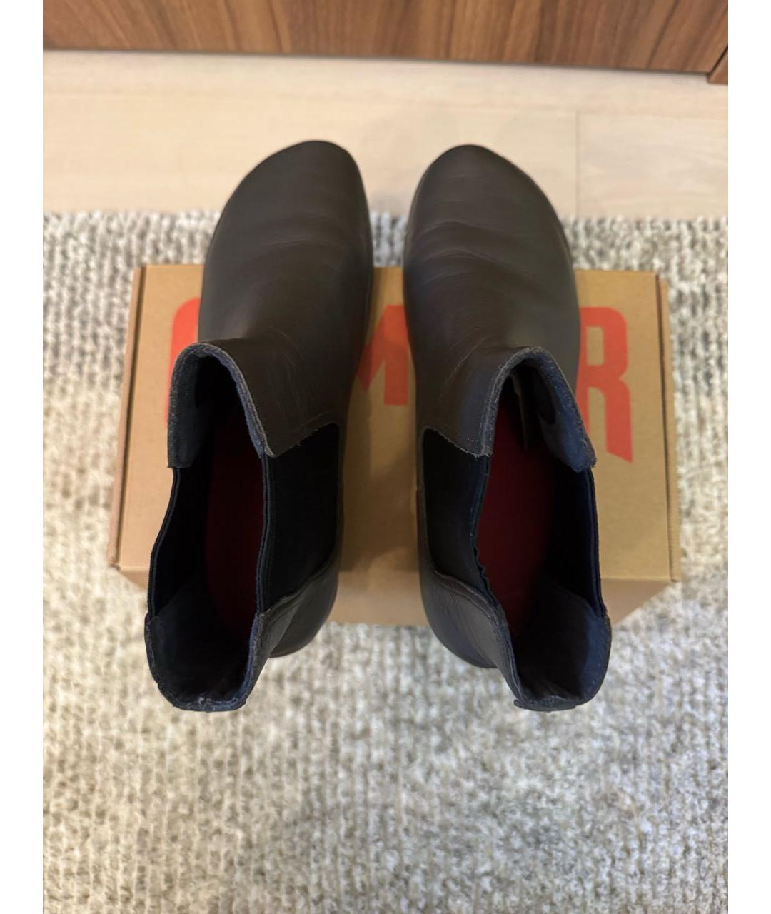 Camper Зеленые кожаные ботинки, фото 3