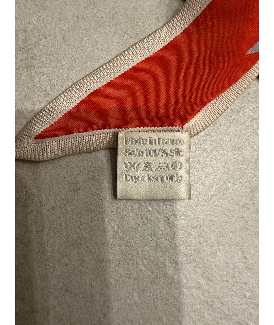 HERMES Мульти шелковый платок, фото 4