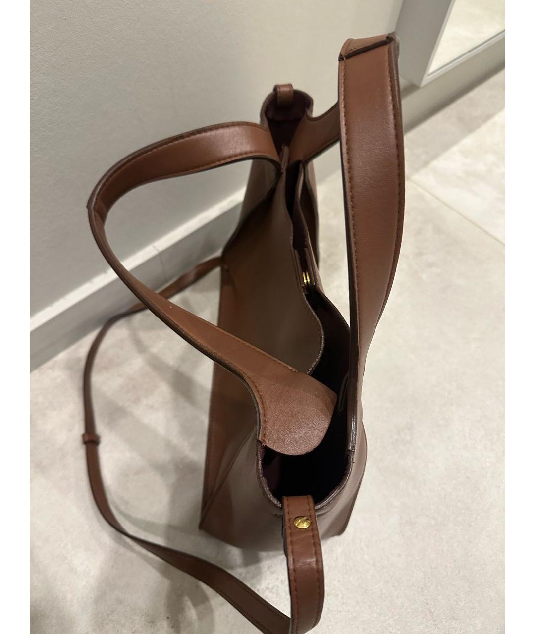 STELLA MCCARTNEY Коричневая сумка тоут из искусственной кожи, фото 4