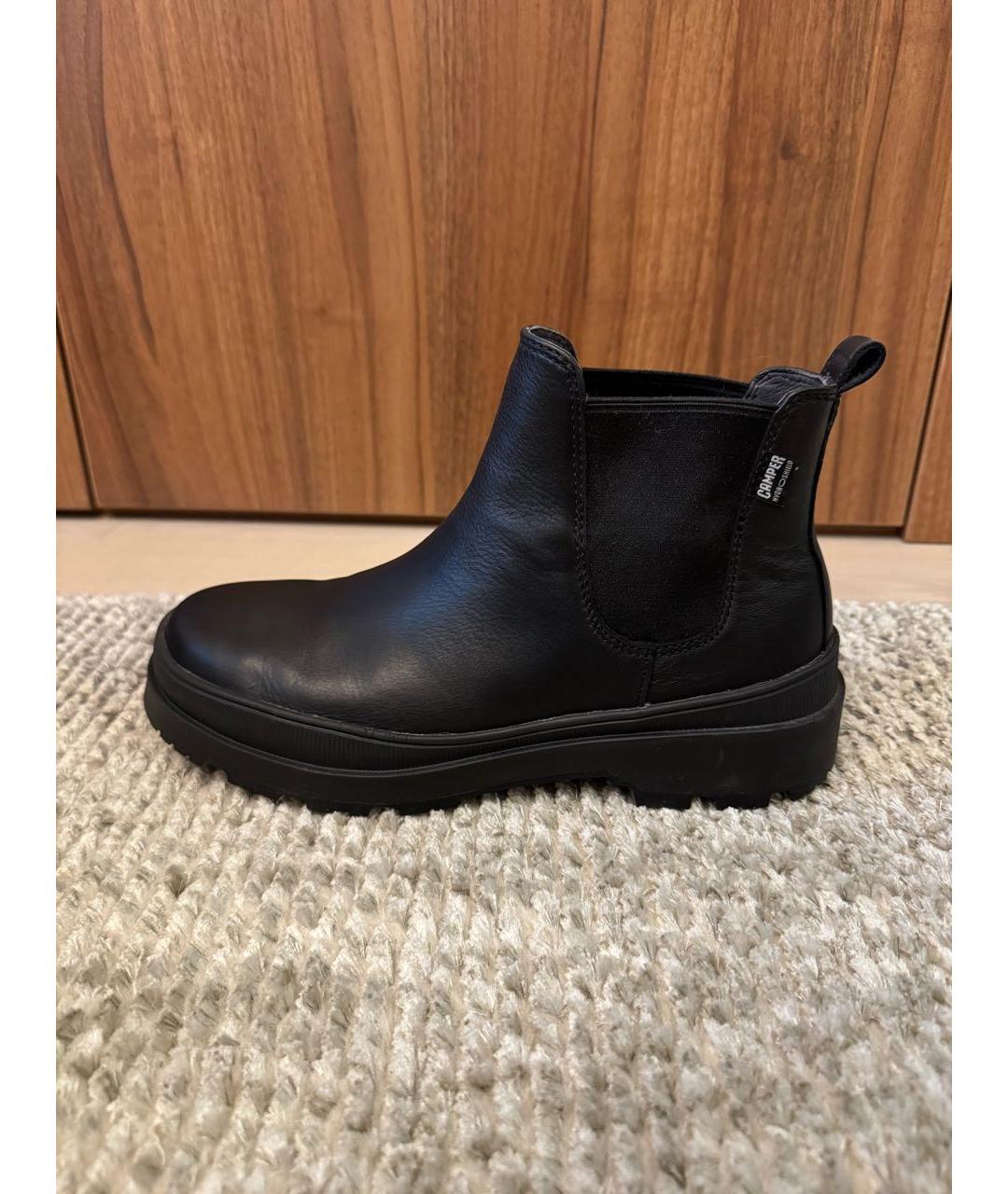 Camper Черные кожаные ботинки, фото 6