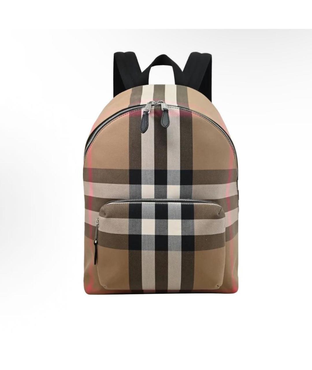 BURBERRY Бежевый тканевый рюкзак, фото 9