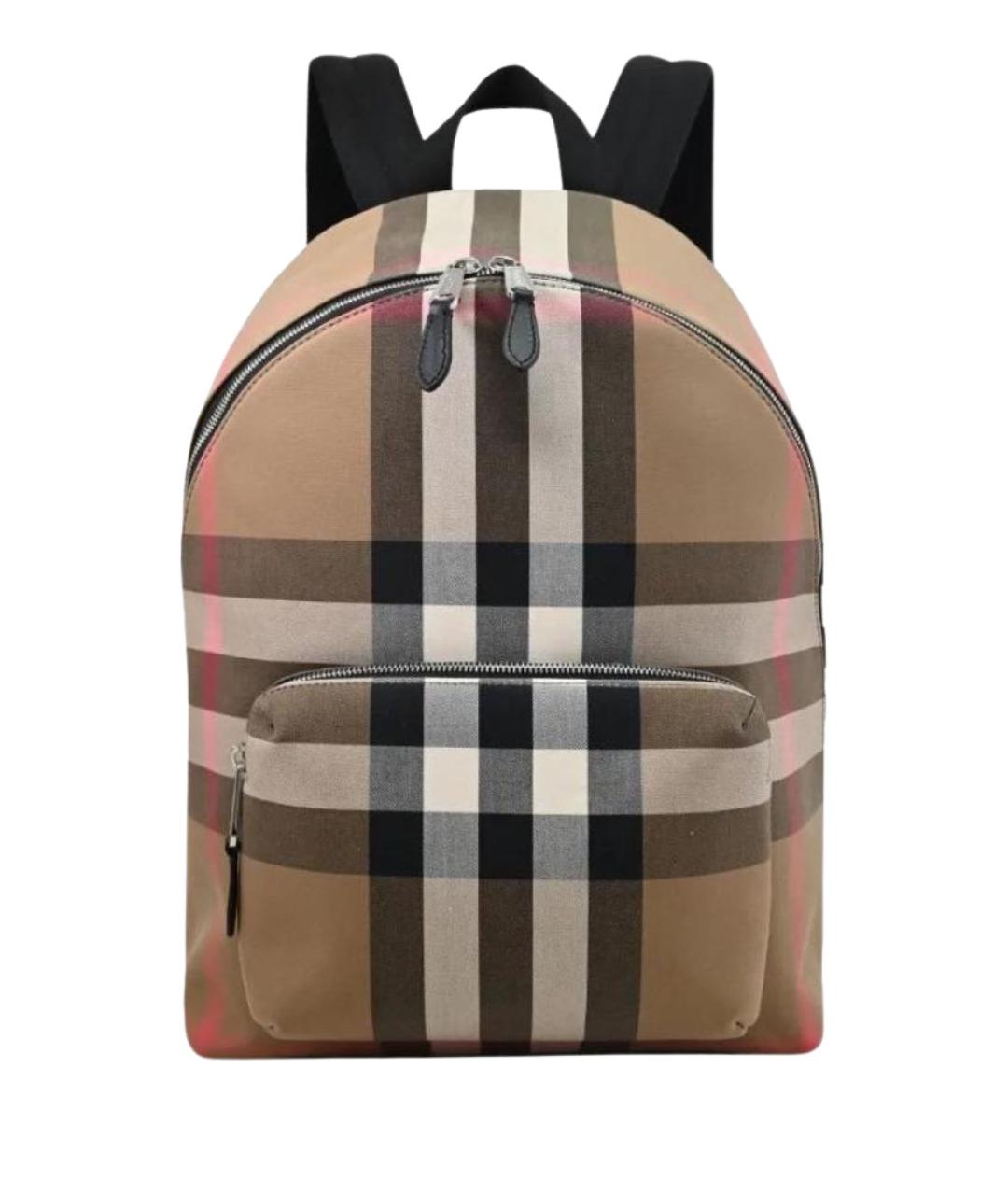 BURBERRY Бежевый тканевый рюкзак, фото 1