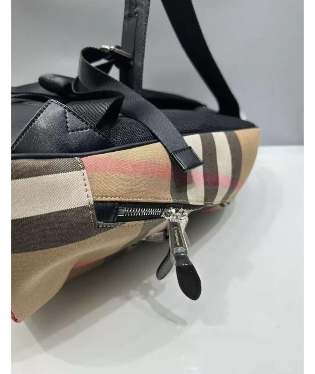 BURBERRY Бежевый тканевый рюкзак, фото 5