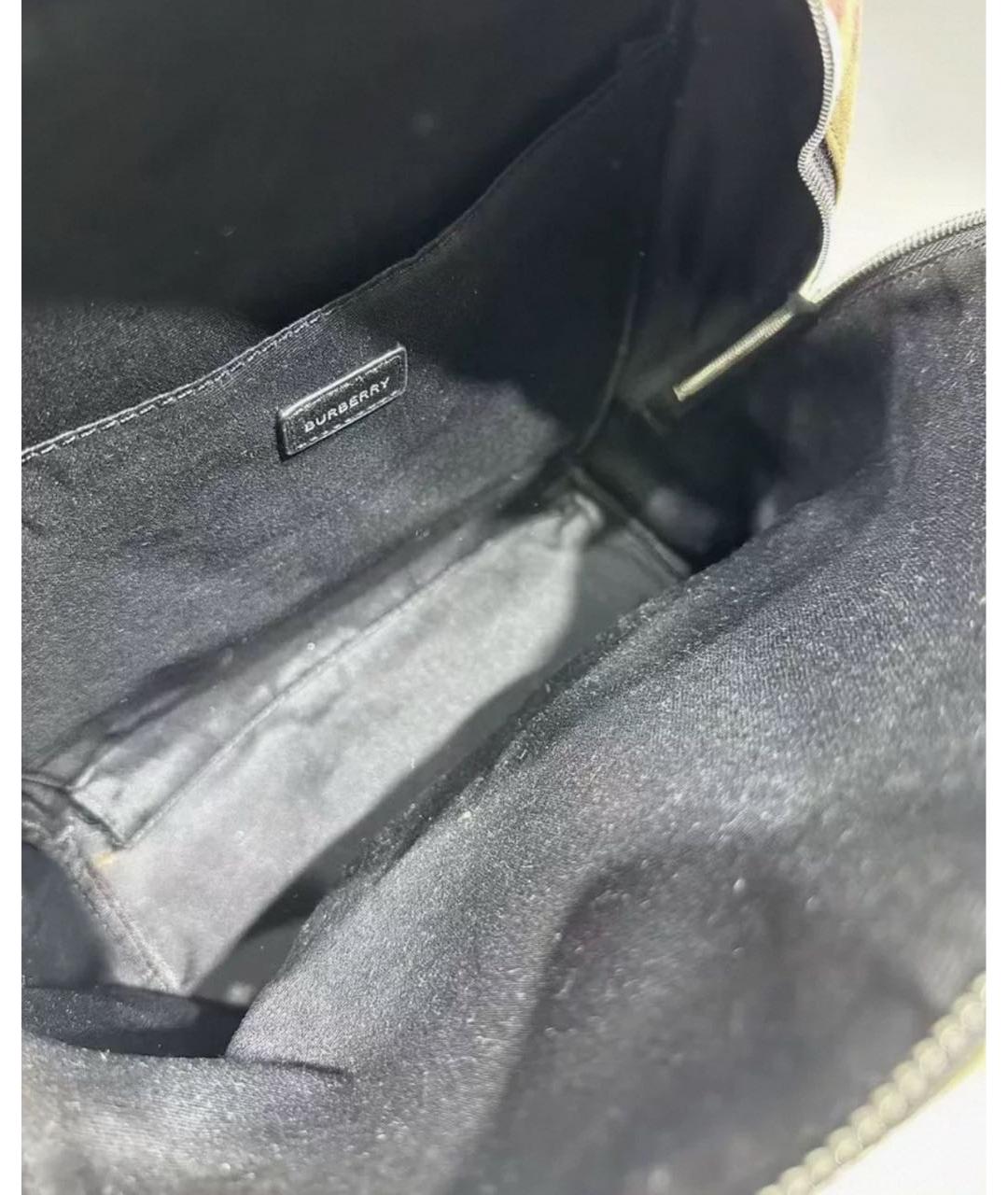 BURBERRY Бежевый тканевый рюкзак, фото 8