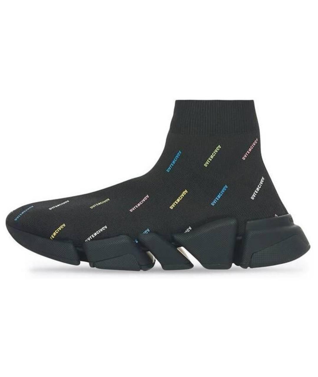 BALENCIAGA Черные высокие кроссовки / кеды, фото 5