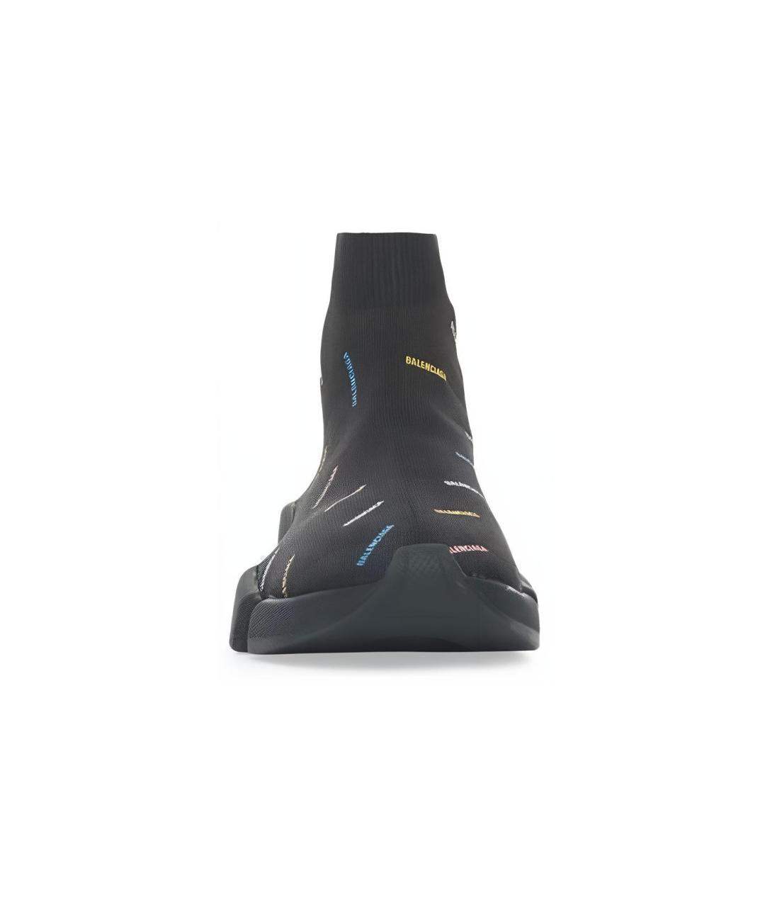 BALENCIAGA Черные высокие кроссовки / кеды, фото 3
