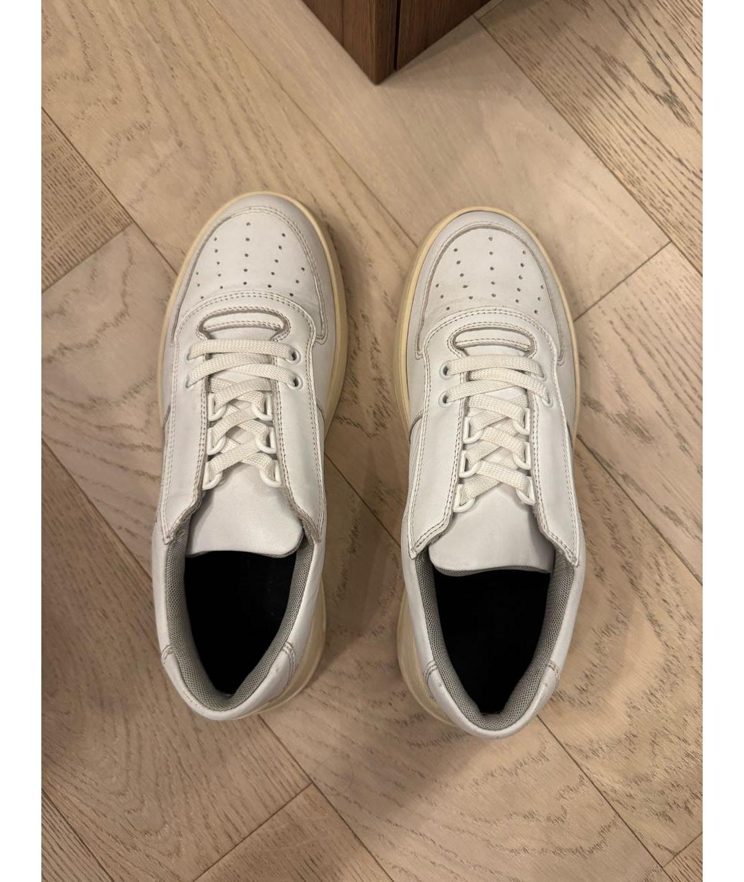 ACNE STUDIOS Белые кожаные кроссовки, фото 3
