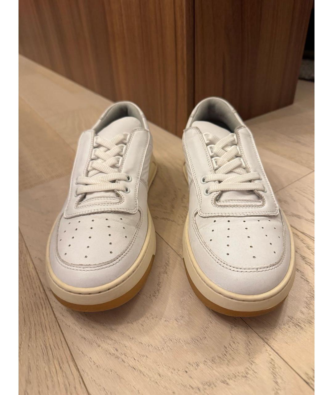 ACNE STUDIOS Белые кожаные кроссовки, фото 2