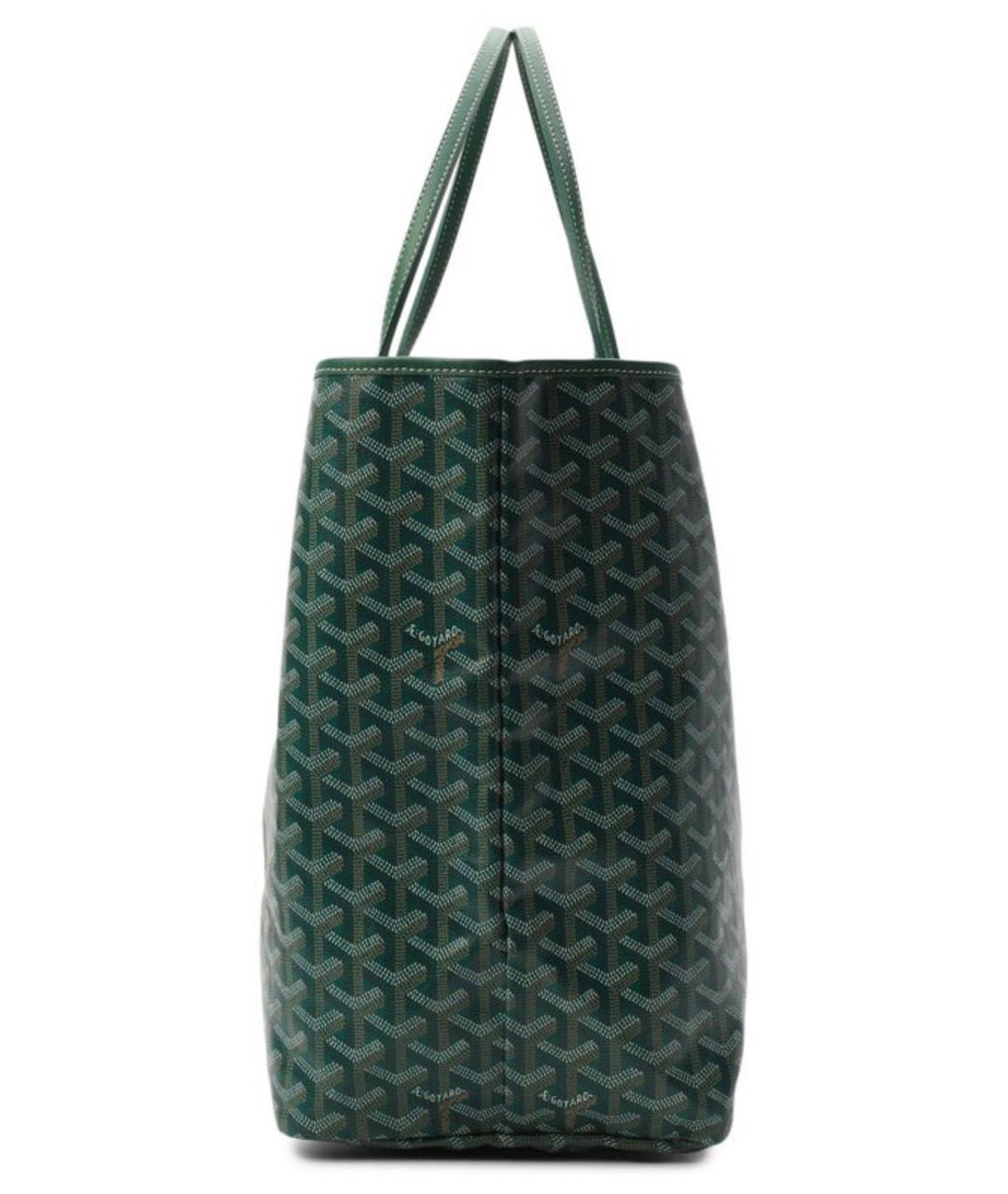 GOYARD Зеленая сумка тоут, фото 4
