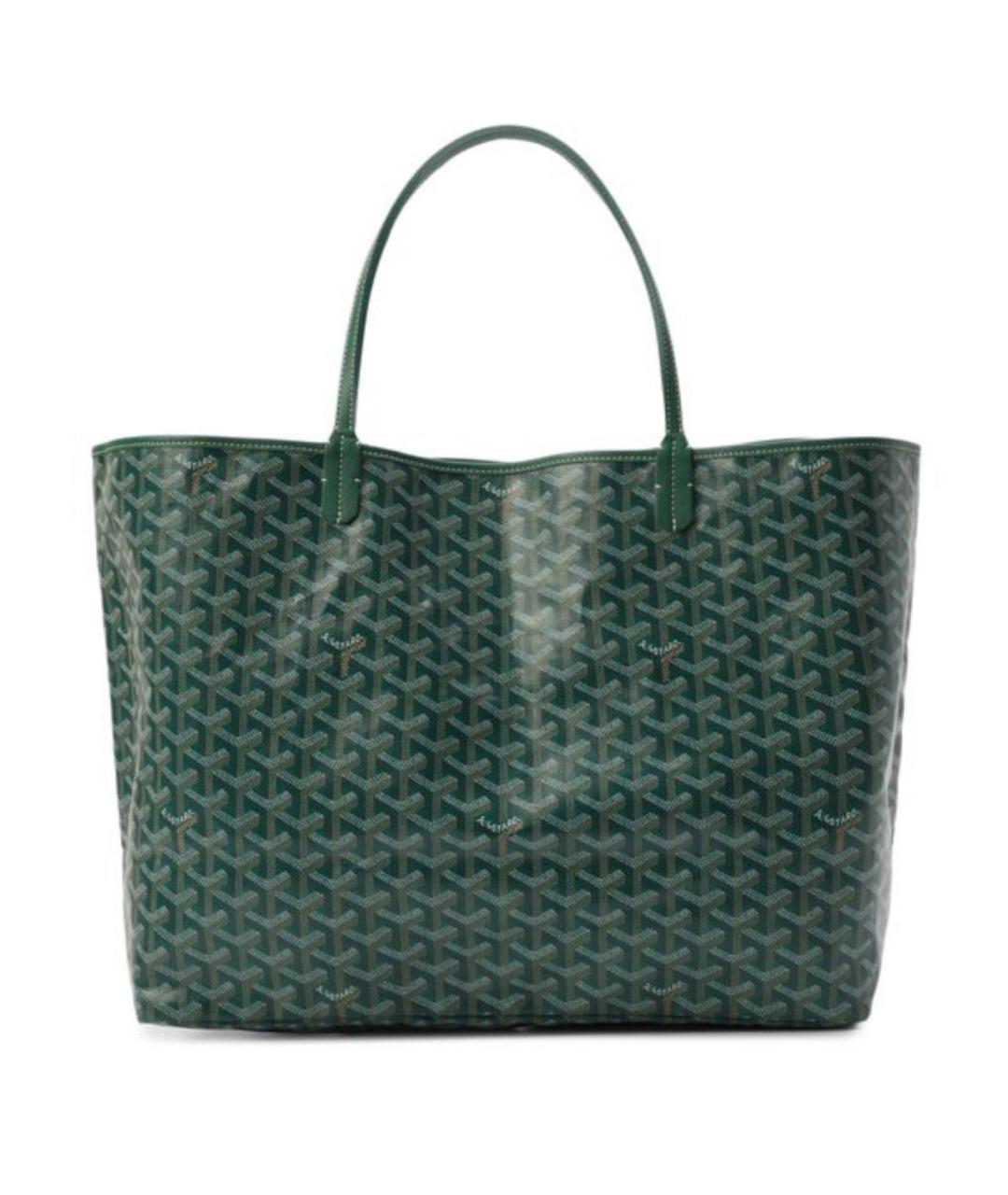 GOYARD Зеленая сумка тоут, фото 2