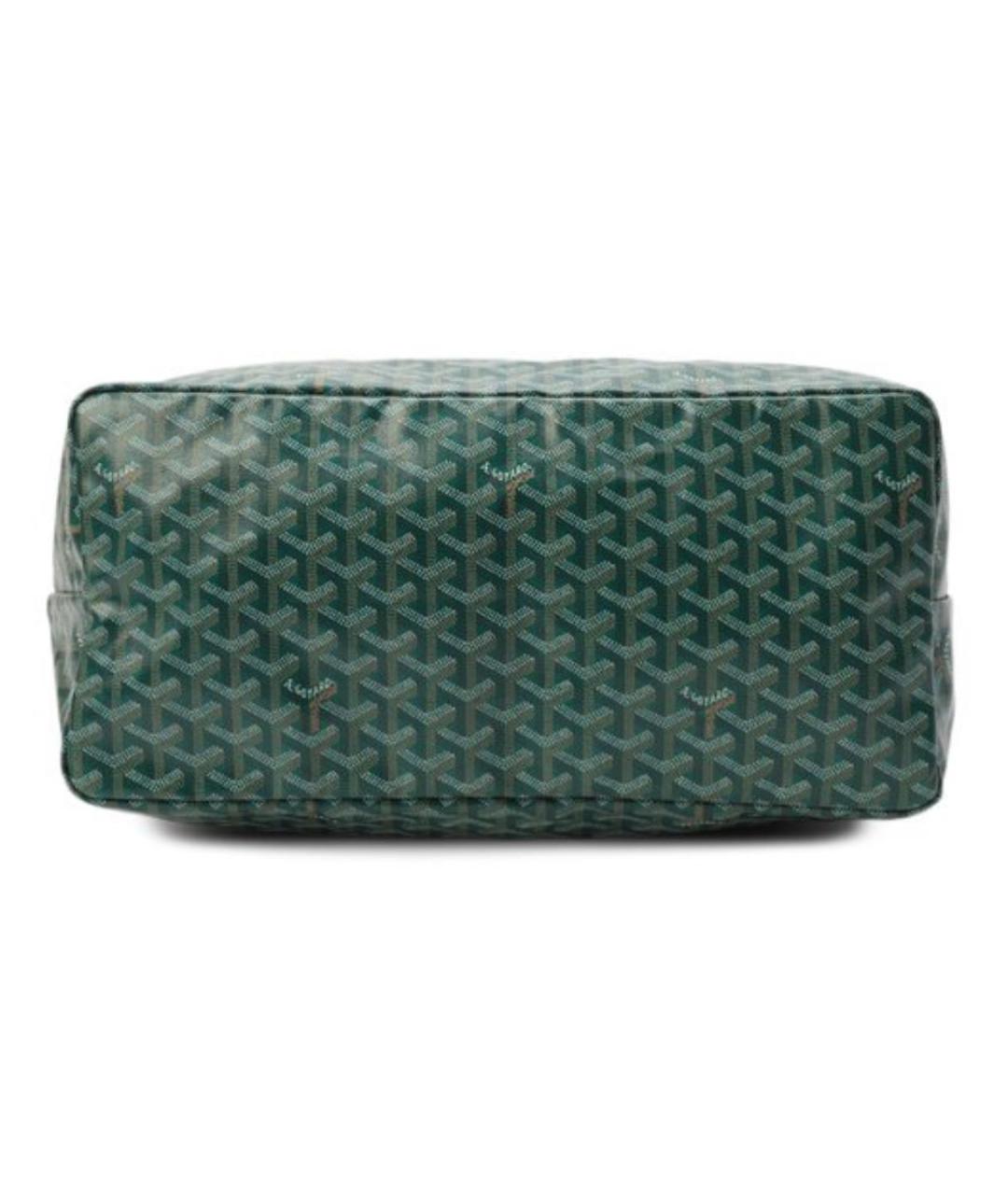 GOYARD Зеленая сумка тоут, фото 5