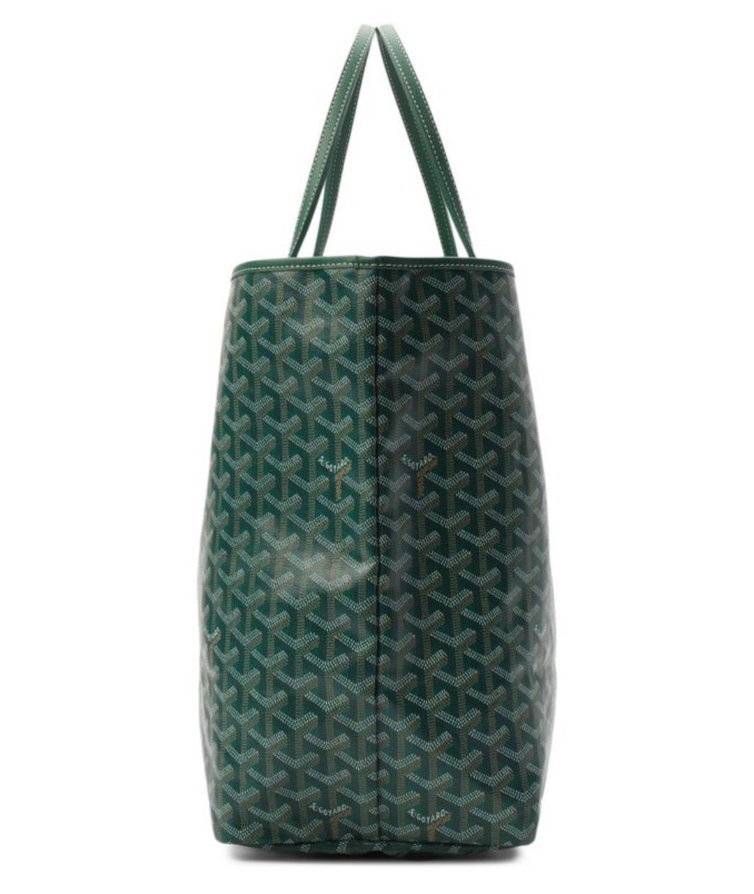 GOYARD Зеленая сумка тоут, фото 3