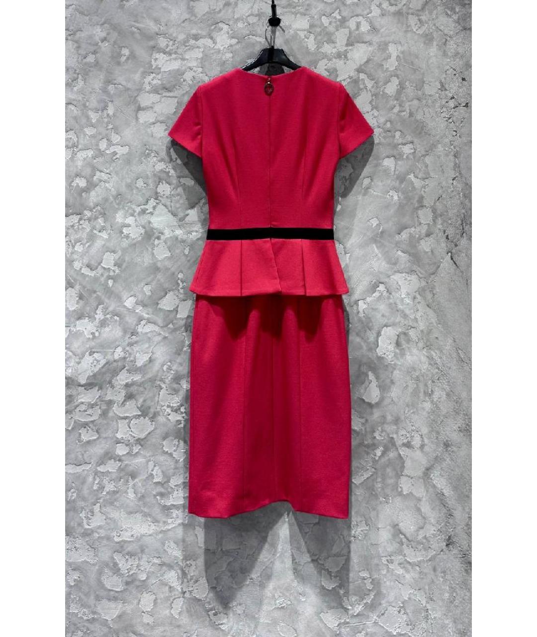 HUGO Красное полиэстеровое платье, фото 2