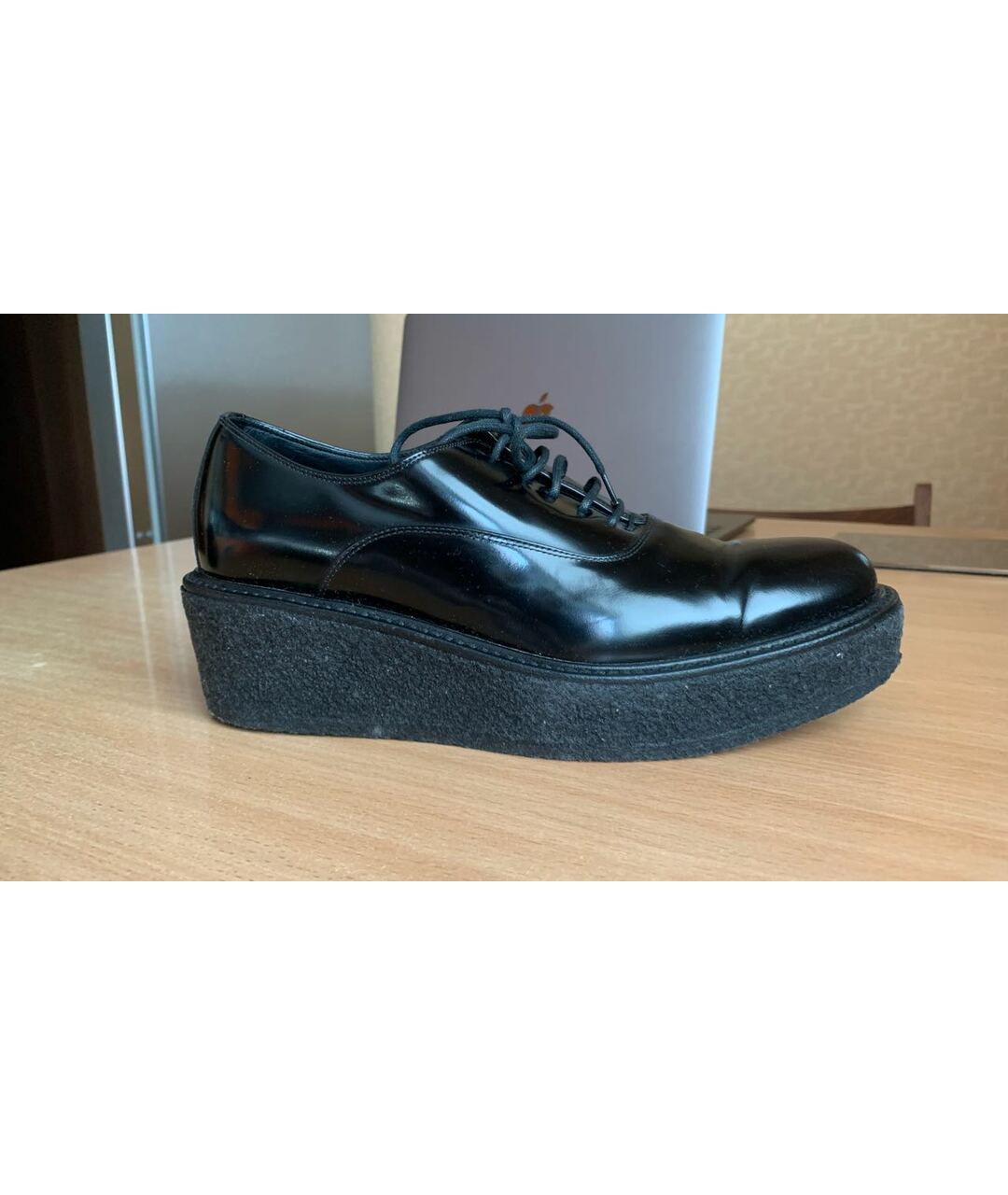 CELINE PRE-OWNED Черные туфли из лакированной кожи, фото 7