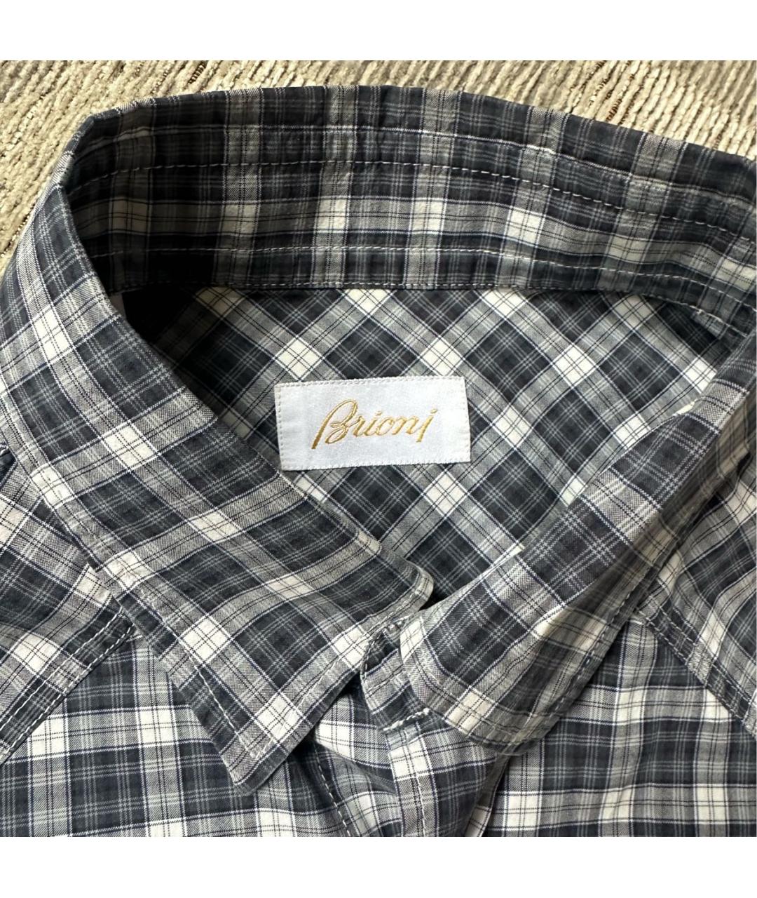 BRIONI Хлопковая кэжуал рубашка, фото 3