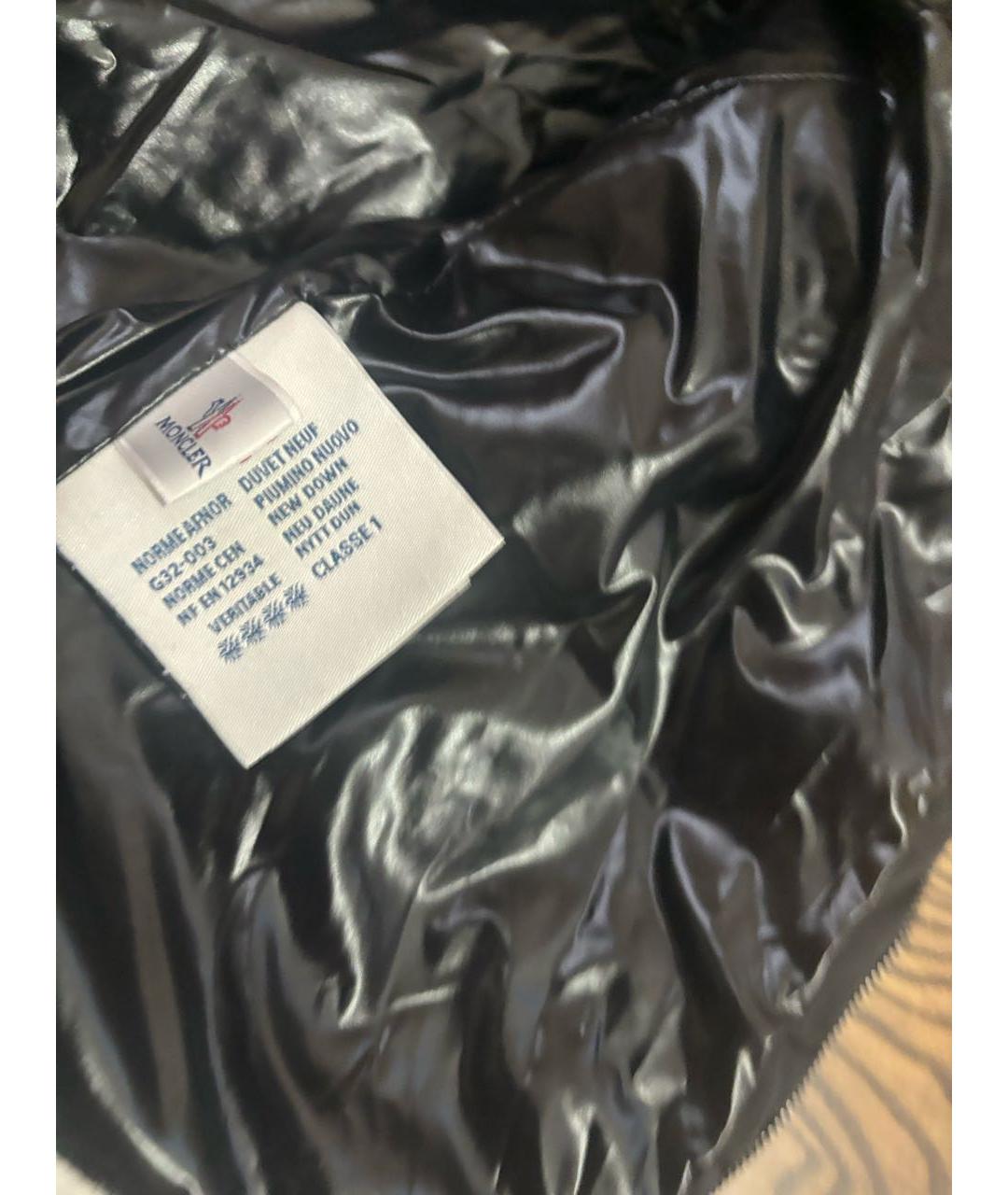 MONCLER Черная куртка, фото 5