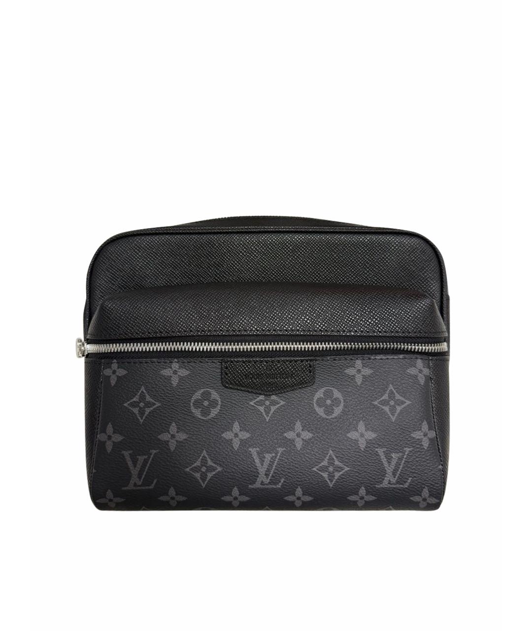 LOUIS VUITTON Черная барсетка, фото 1