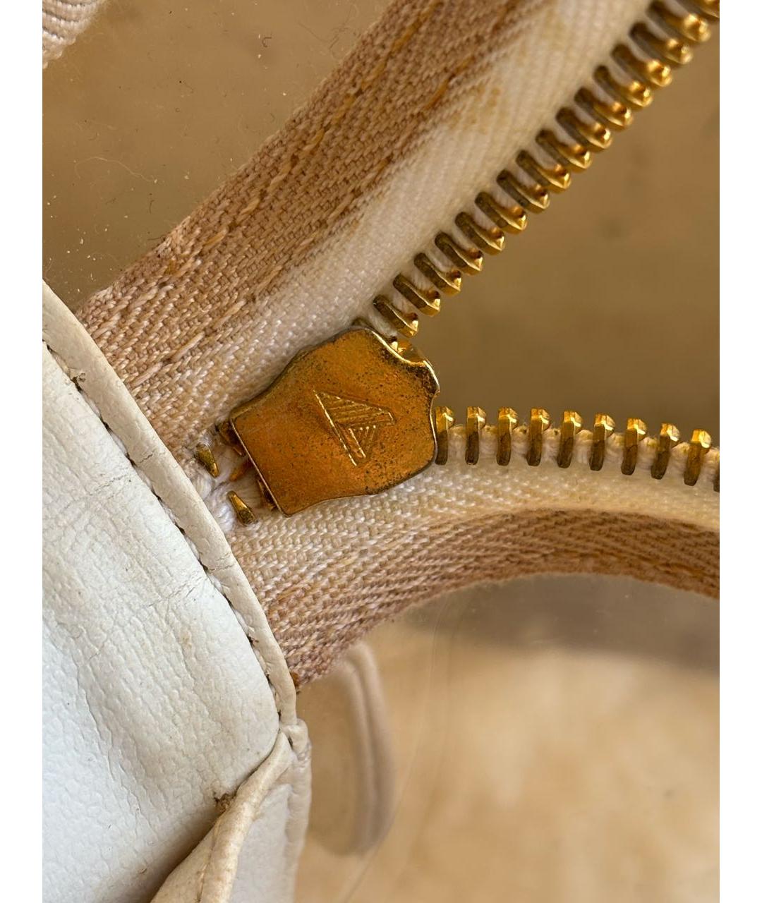 CHANEL Белая сумка с короткими ручками, фото 7