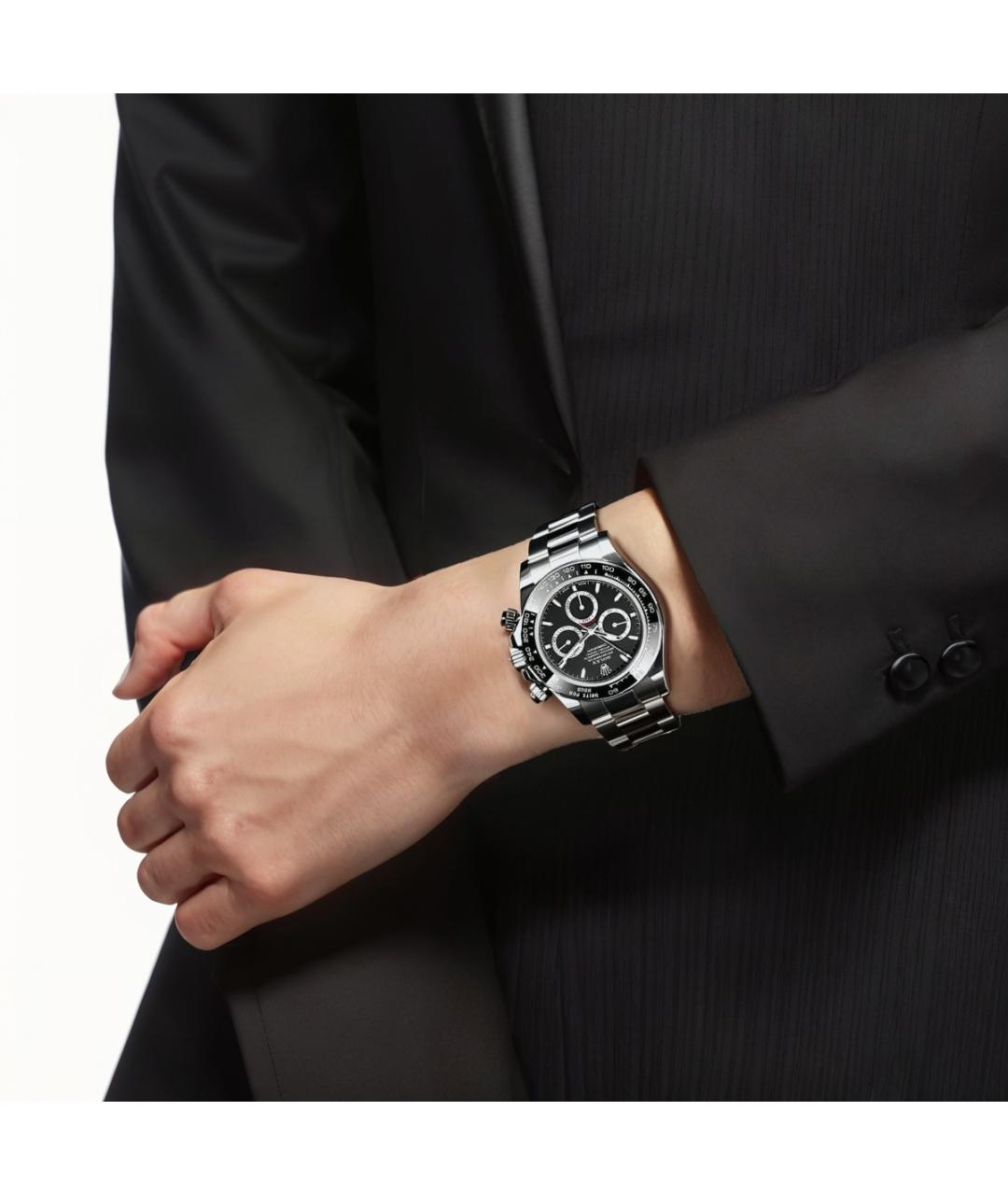 ROLEX Серебряные часы, фото 3