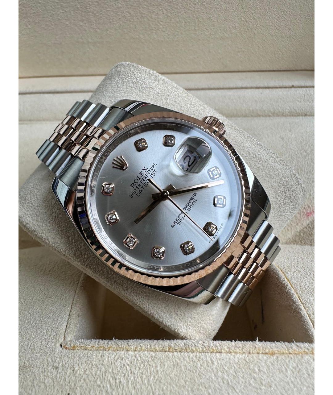 ROLEX Белые часы, фото 8