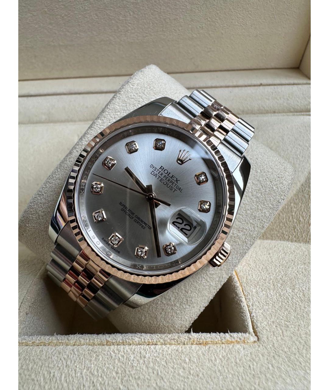 ROLEX Белые часы, фото 4