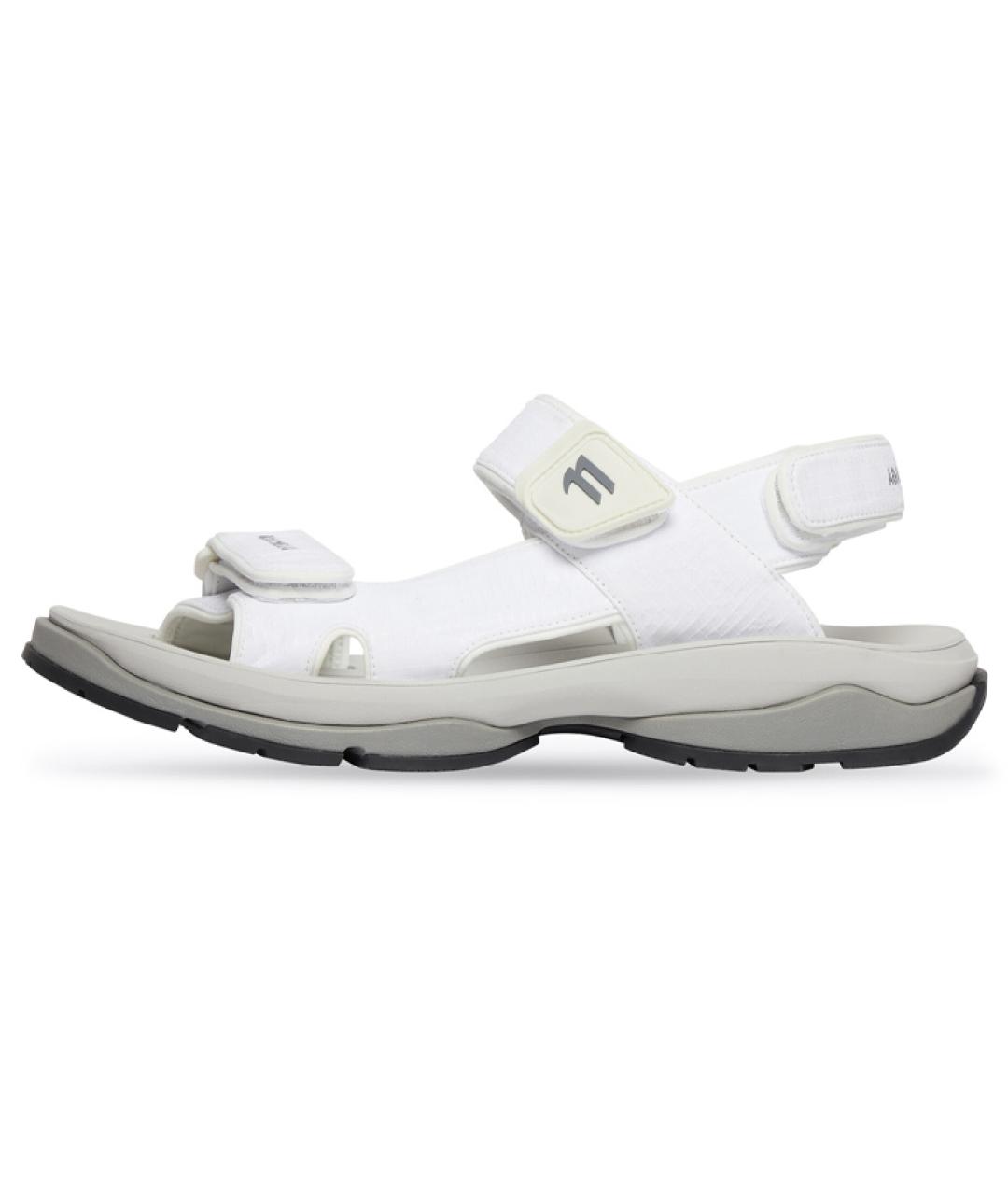 BALENCIAGA Белые сандалии, фото 5