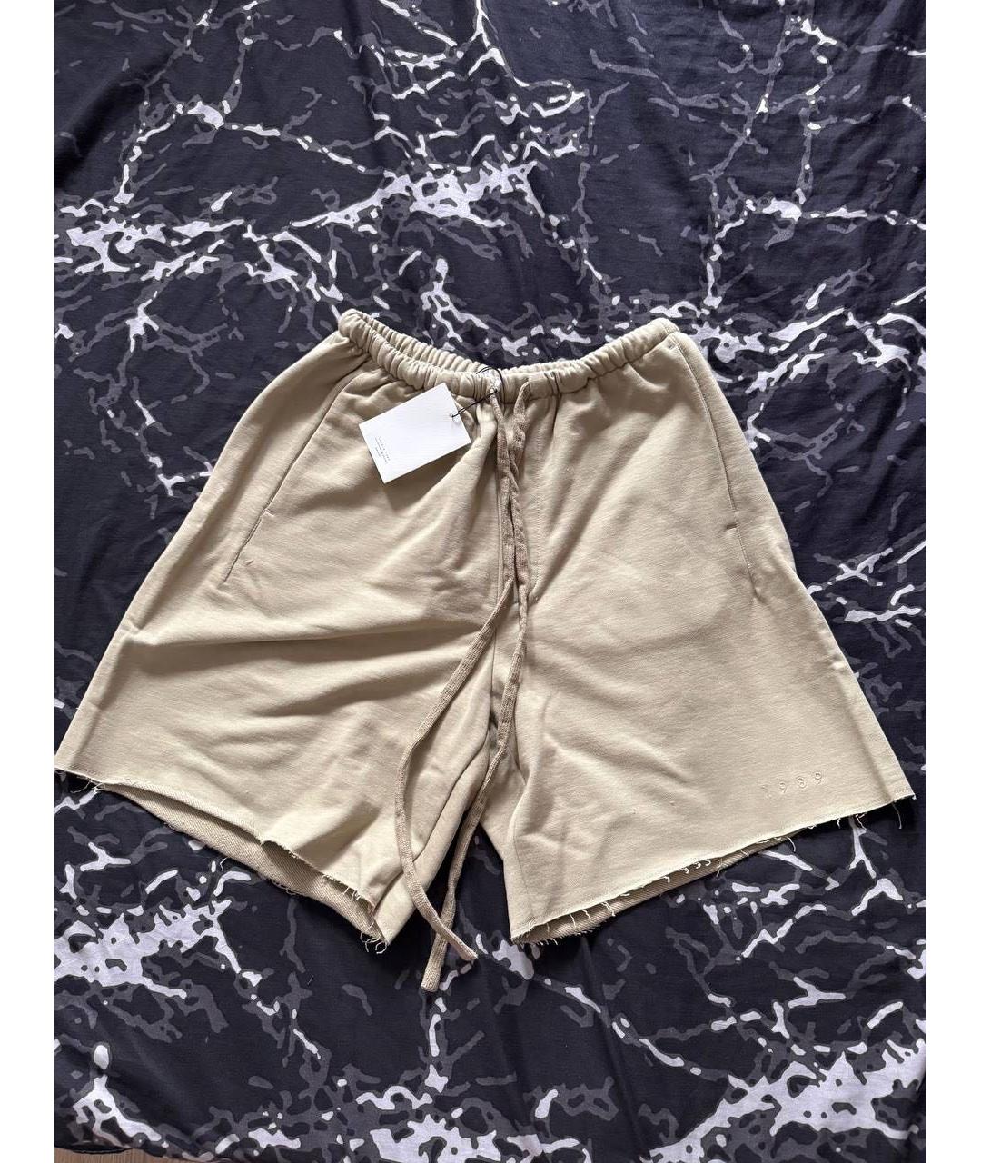 1989 STUDIO Бежевые хлопковые шорты, фото 2