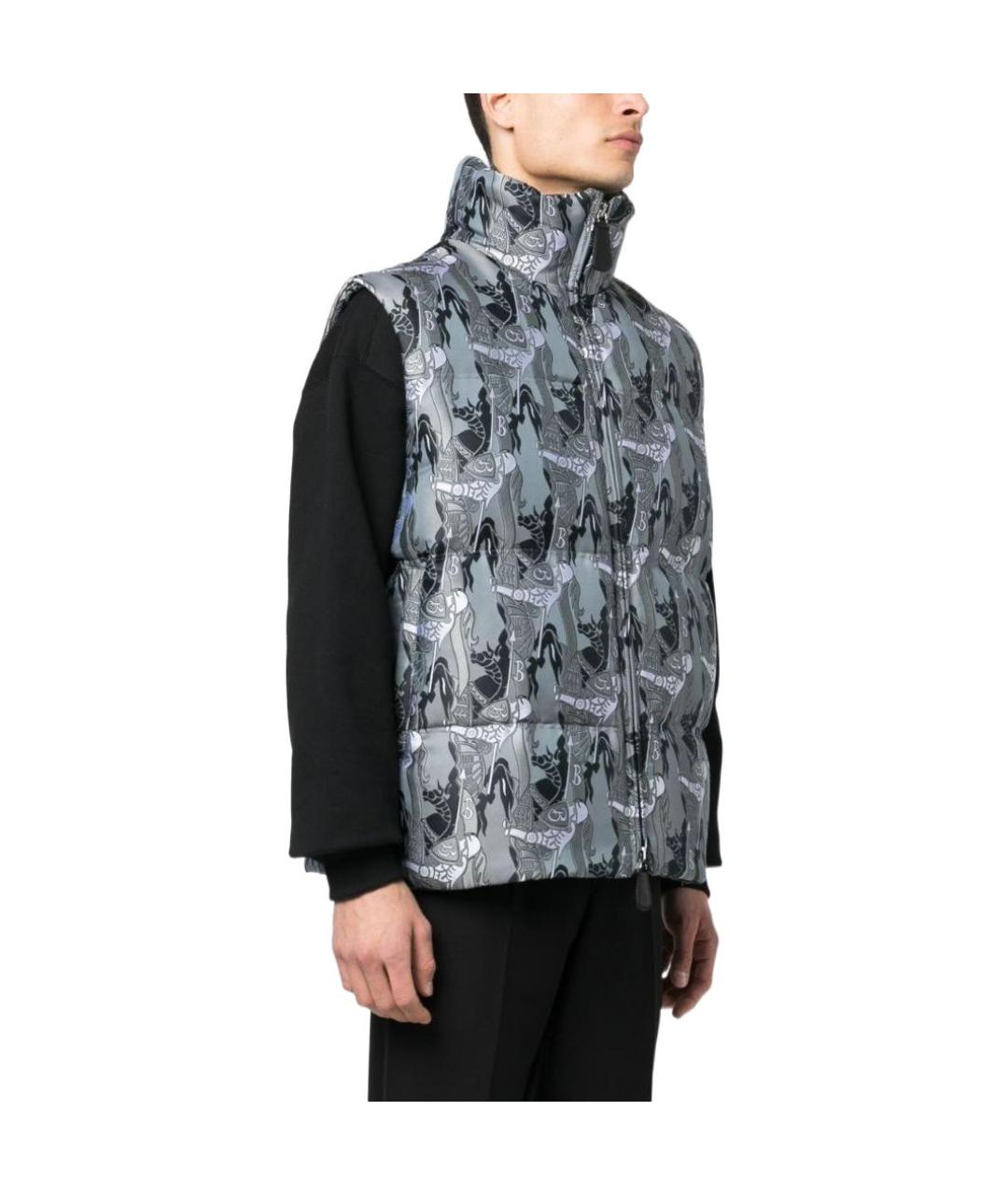 BURBERRY Серый жилет, фото 3