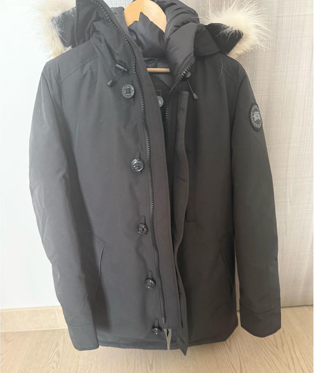CANADA GOOSE Черная полиэстеровая парка, фото 4
