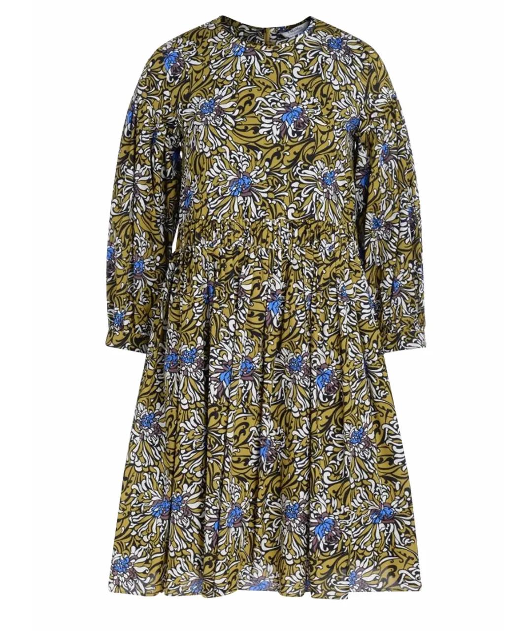 'S MAX MARA Мульти хлопковое повседневное платье, фото 1