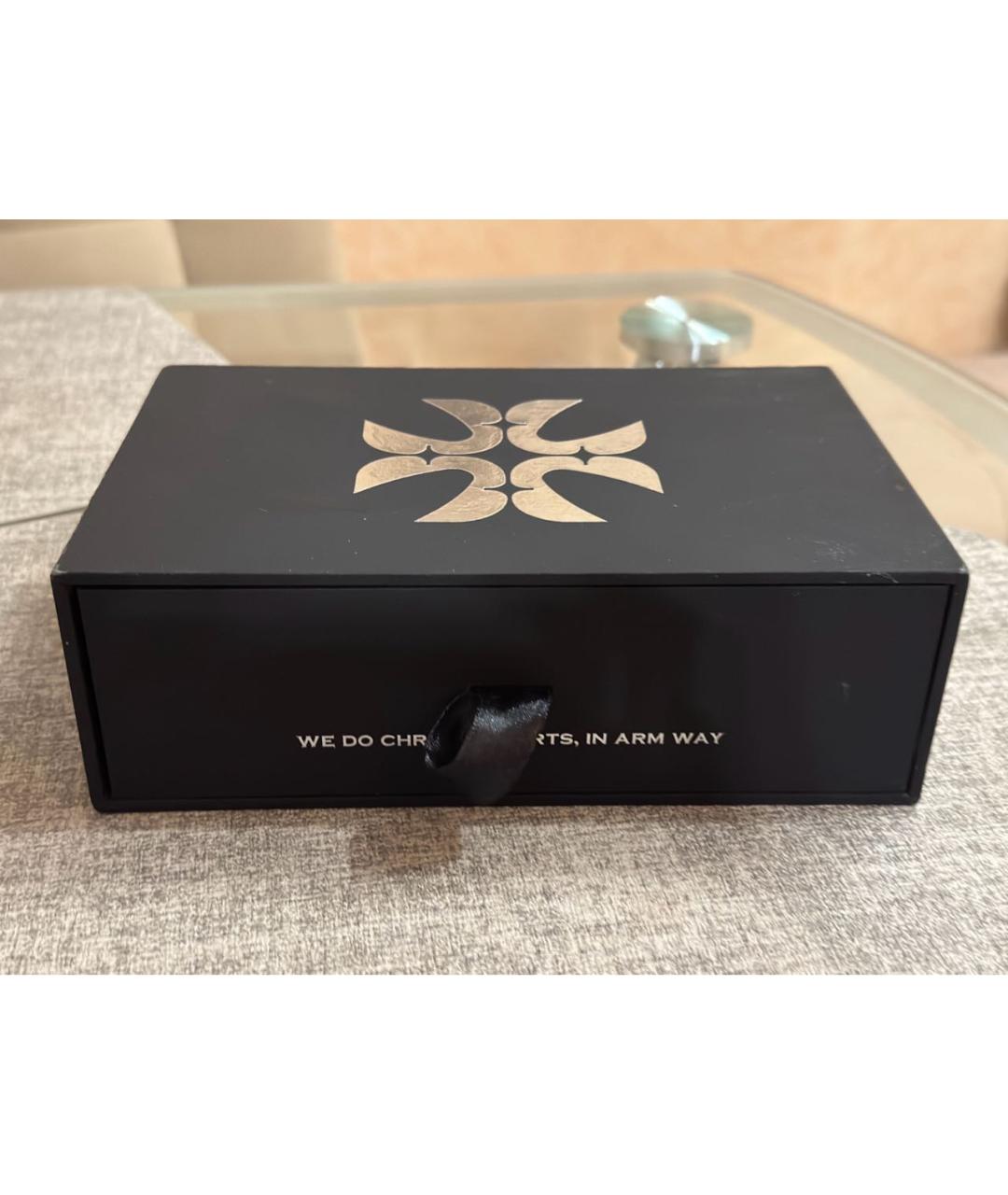 CHROME HEARTS Черные металлические солнцезащитные очки, фото 4