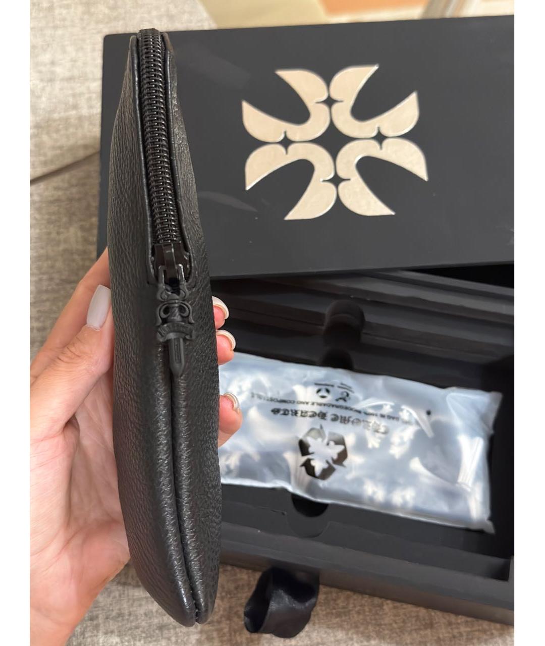 CHROME HEARTS Черные металлические солнцезащитные очки, фото 7