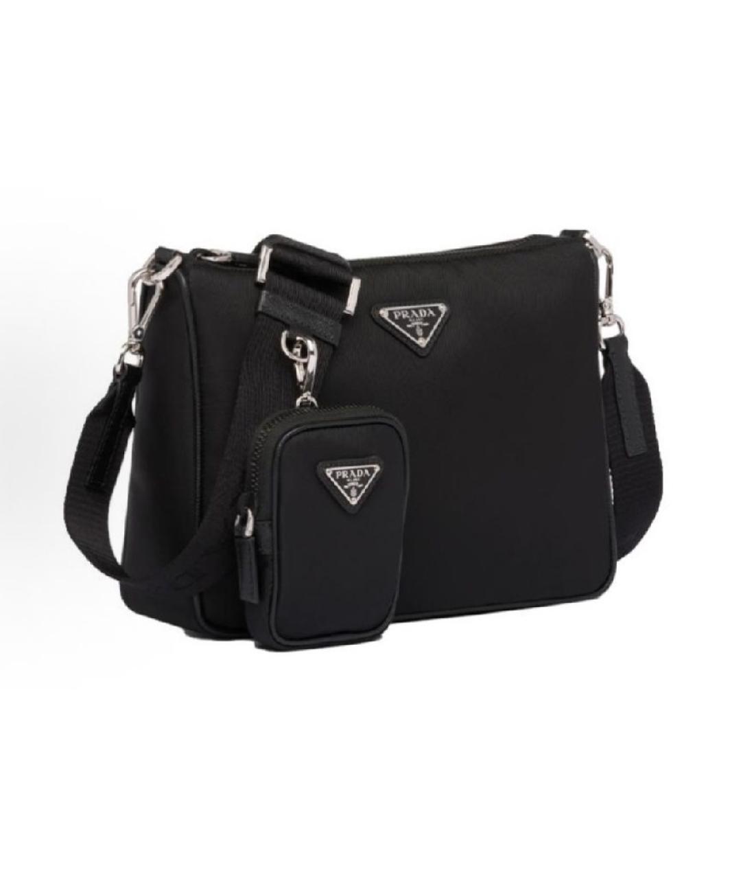 PRADA Черная сумка на плечо, фото 4