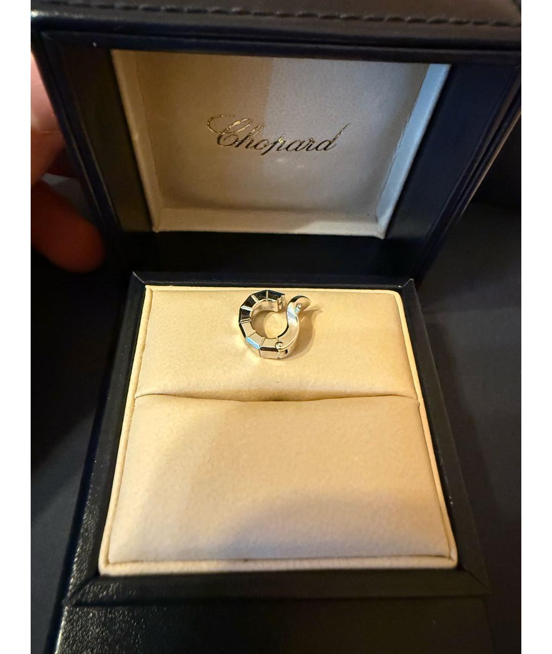 CHOPARD Серебряные серьги из белого золота, фото 4
