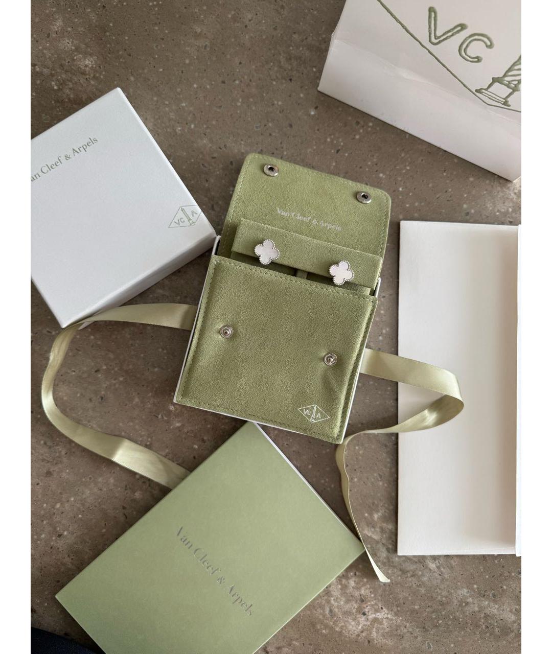VAN CLEEF & ARPELS Белые серьги из белого золота, фото 2