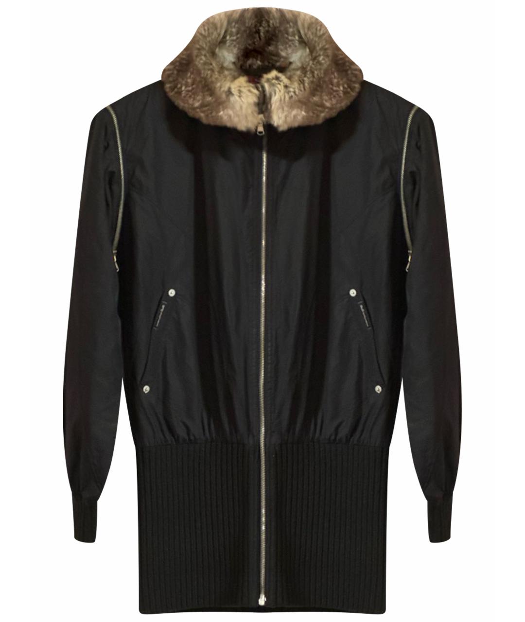 DOLCE&GABBANA Черная полиэстеровая куртка, фото 1