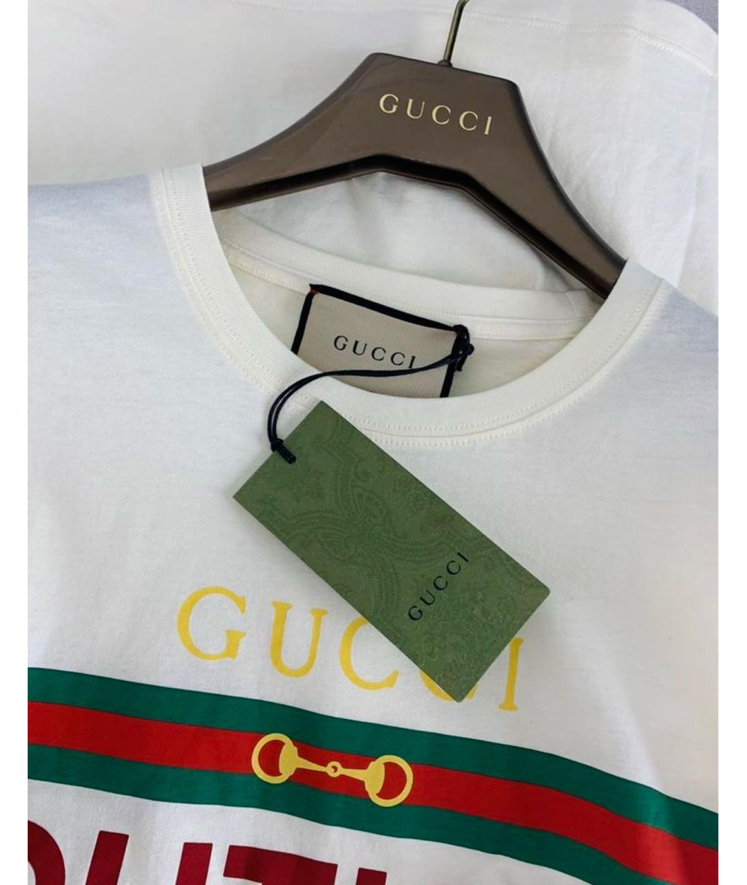GUCCI Хлопковая футболка, фото 3