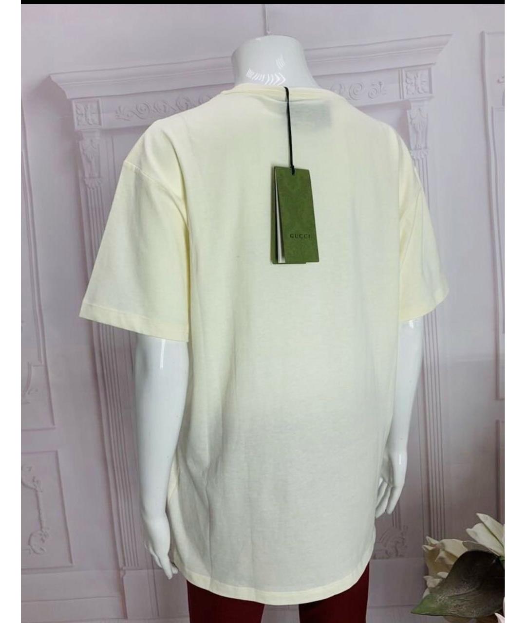 GUCCI Хлопковая футболка, фото 2