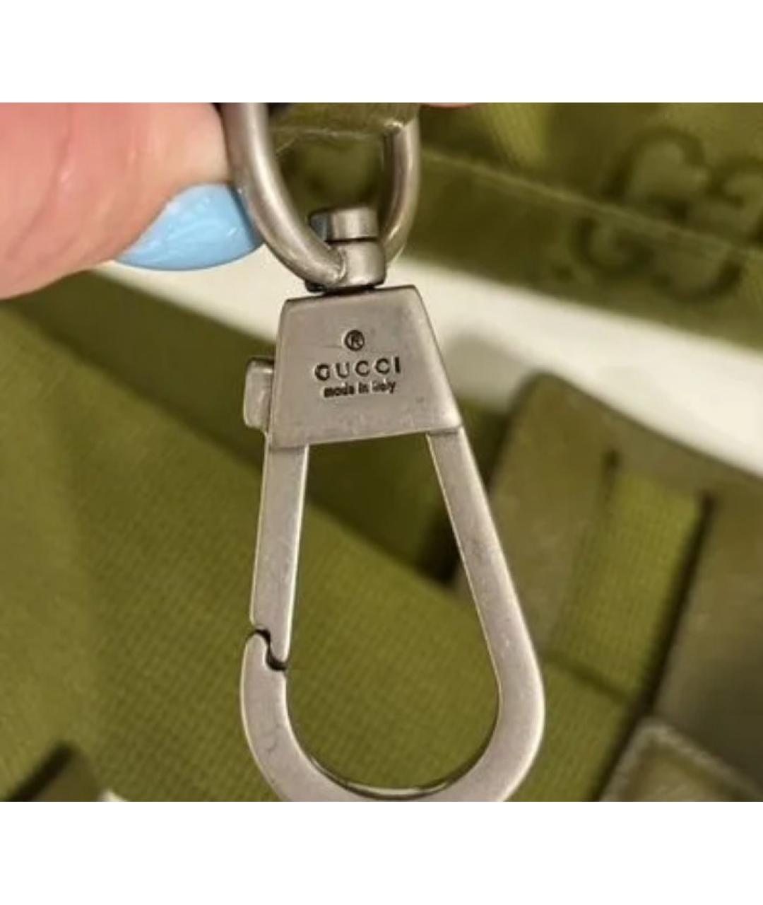 GUCCI Хаки дорожная/спортивная сумка, фото 6