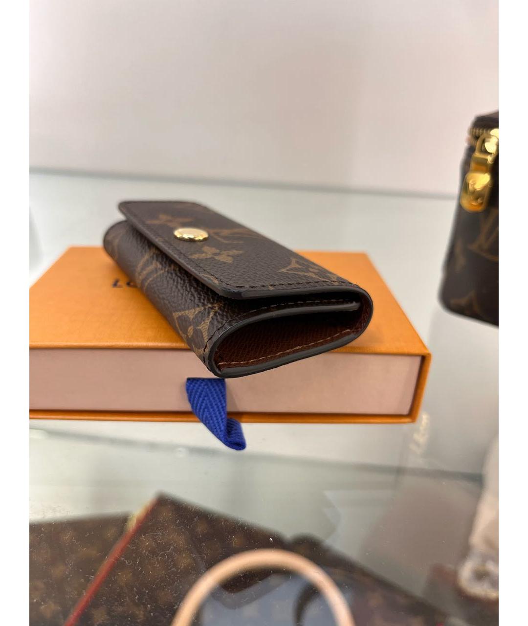 LOUIS VUITTON Коричневая ключница, фото 6