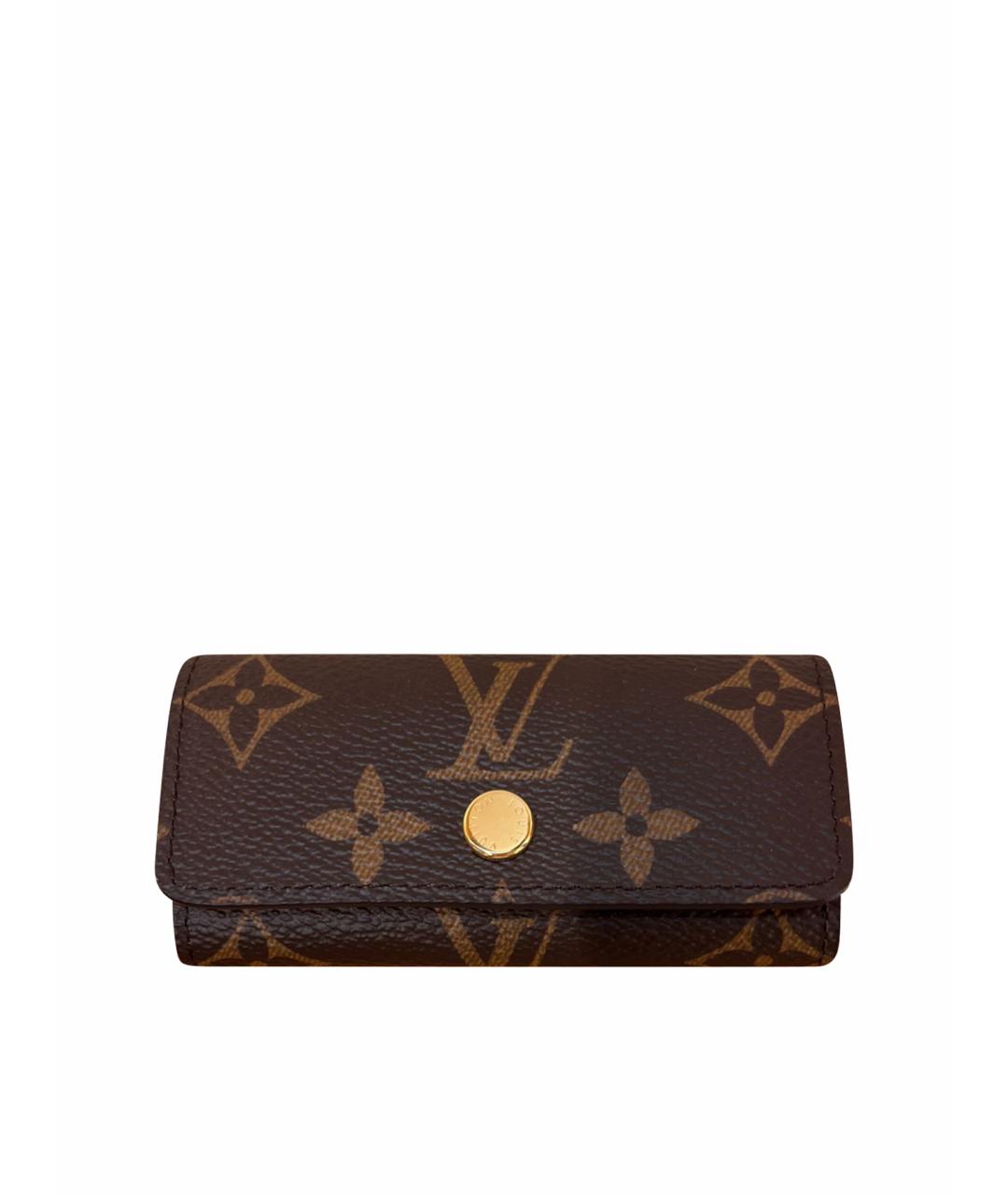 LOUIS VUITTON Коричневая ключница, фото 1
