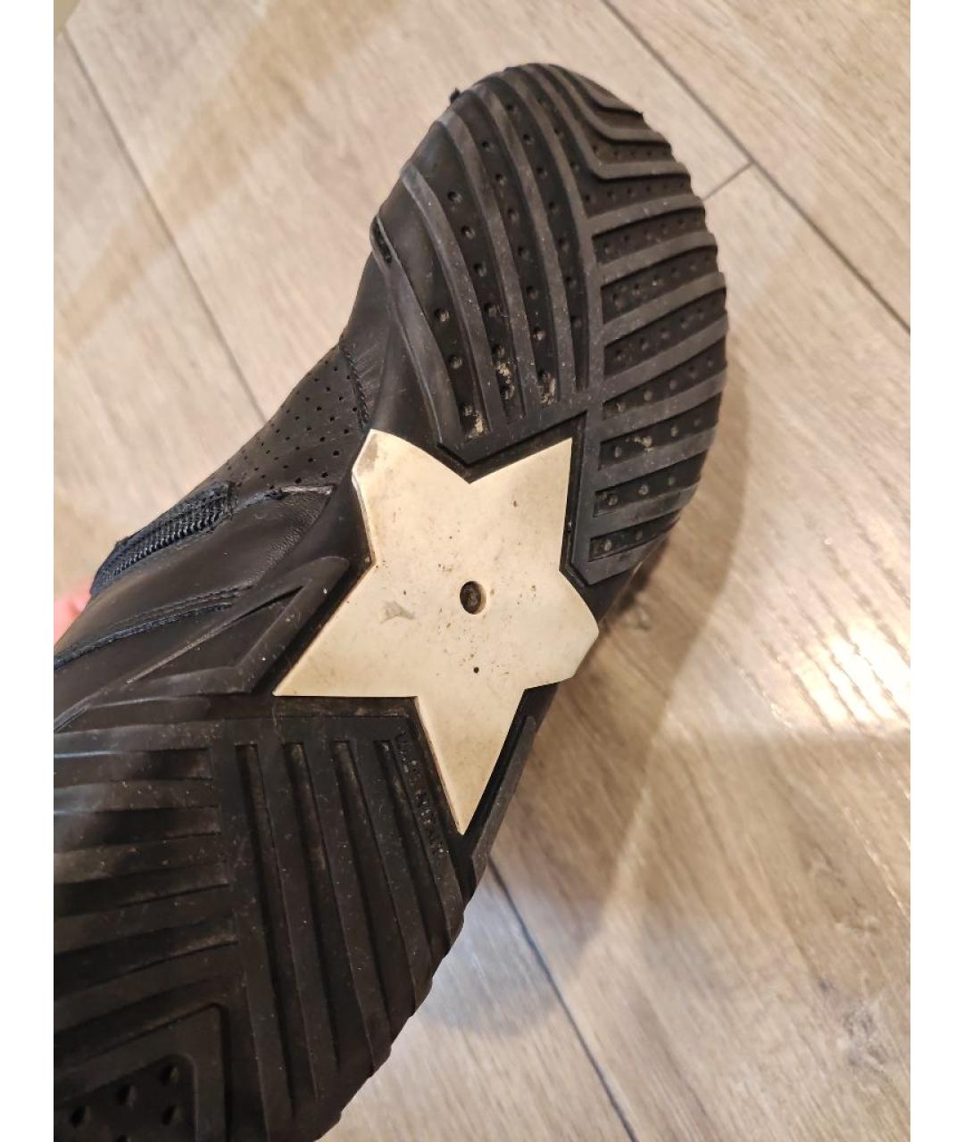 CHRISTIAN DIOR Черные кожаные сапоги, фото 7