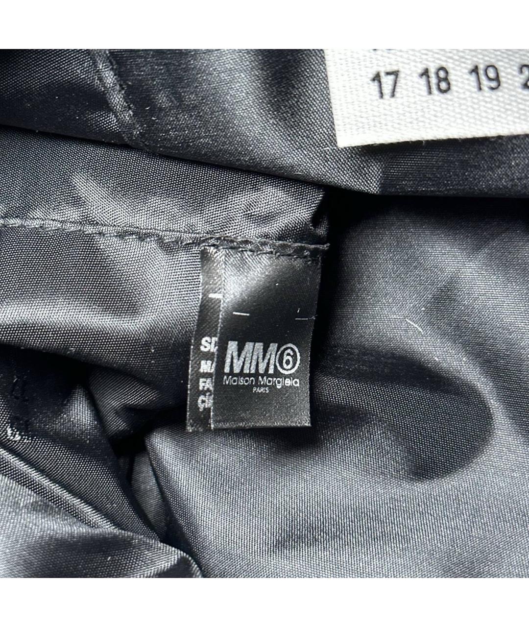 MM6 MAISON MARGIELA Черная сумка с короткими ручками, фото 6
