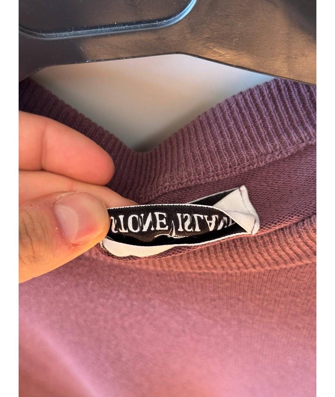 STONE ISLAND Бордовый джемпер / свитер, фото 8