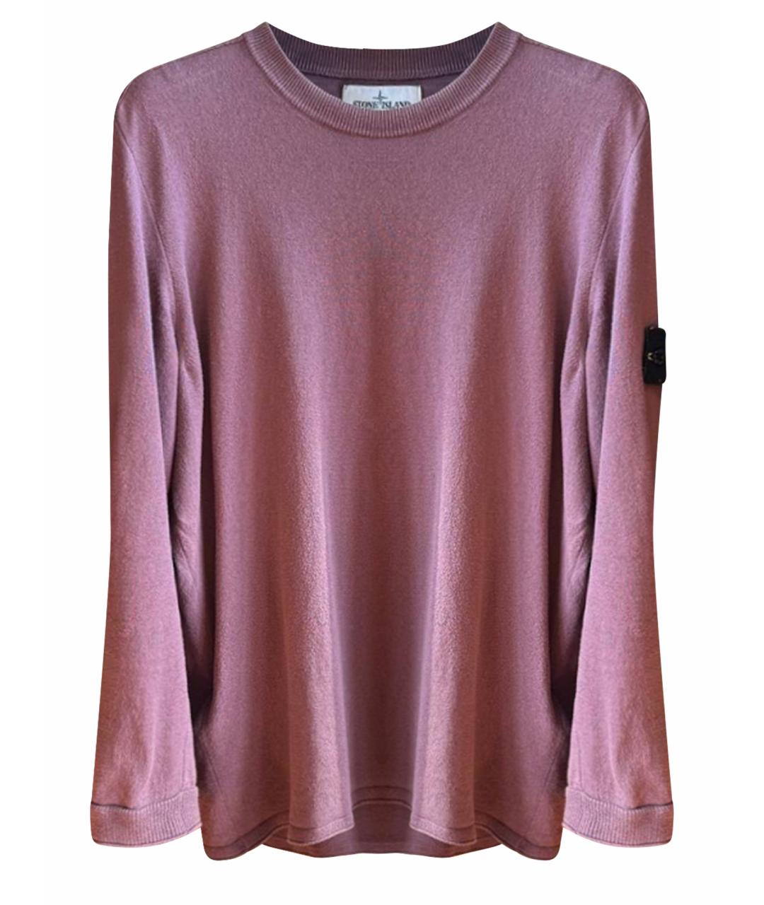 STONE ISLAND Бордовый джемпер / свитер, фото 1