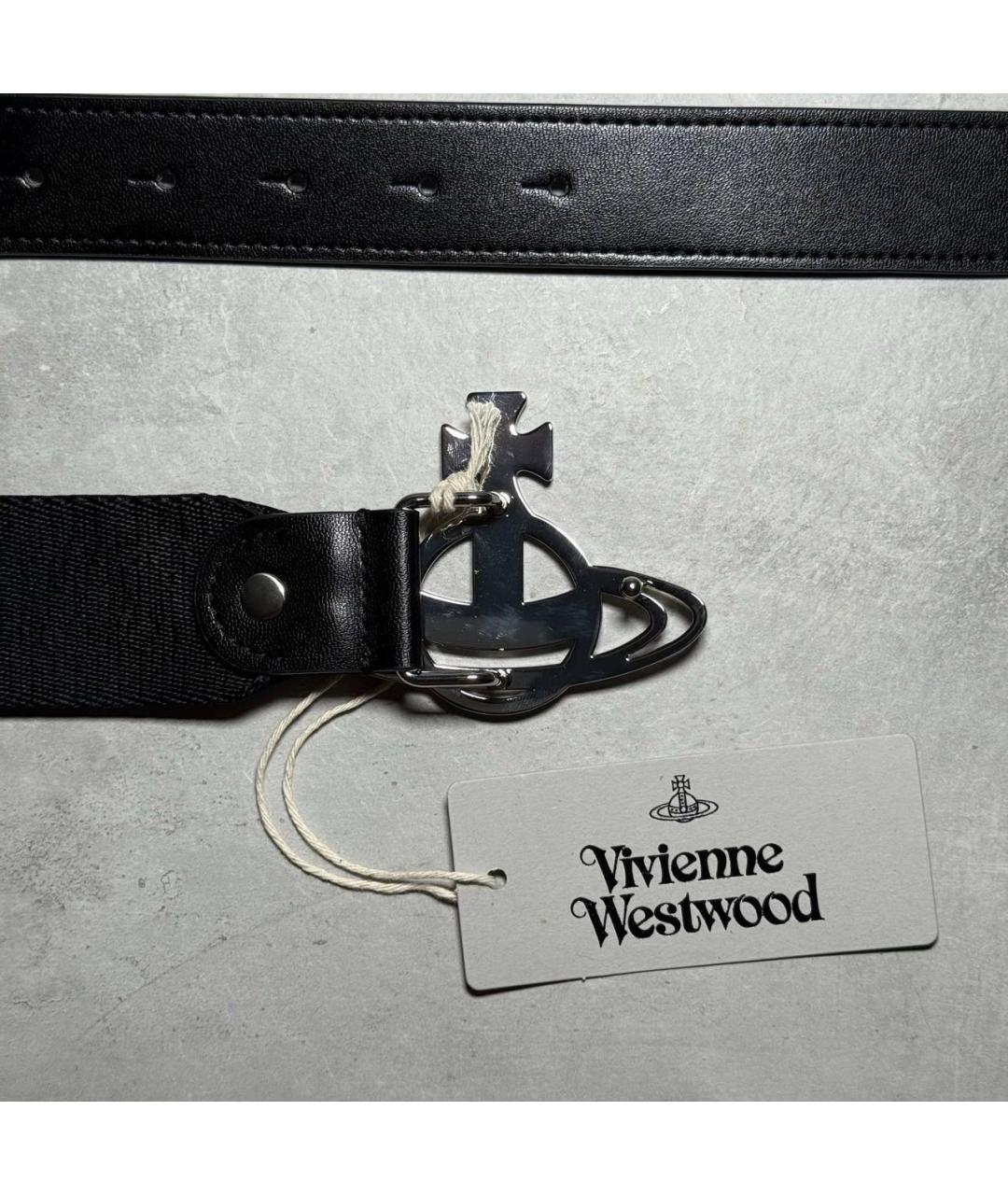 VIVIENNE WESTWOOD Черный ремень, фото 5